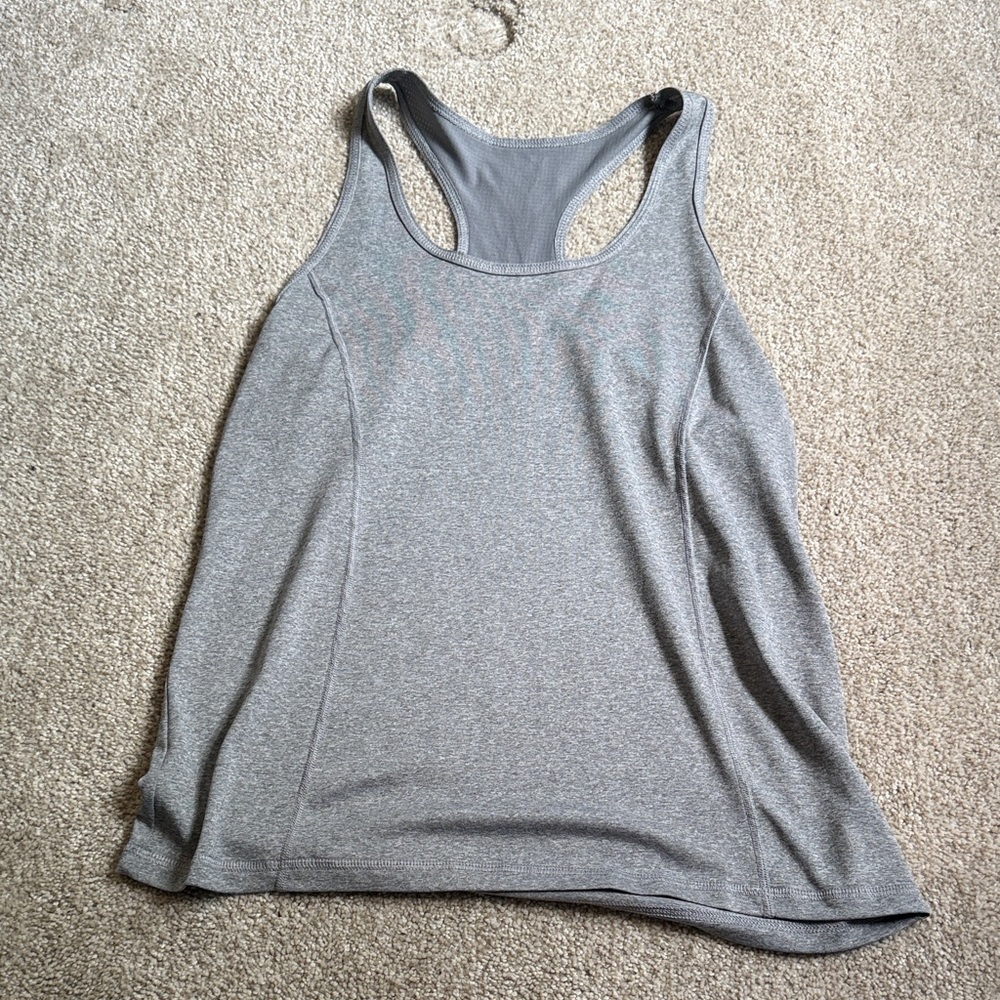 Gray Women's Racerback Tank Top